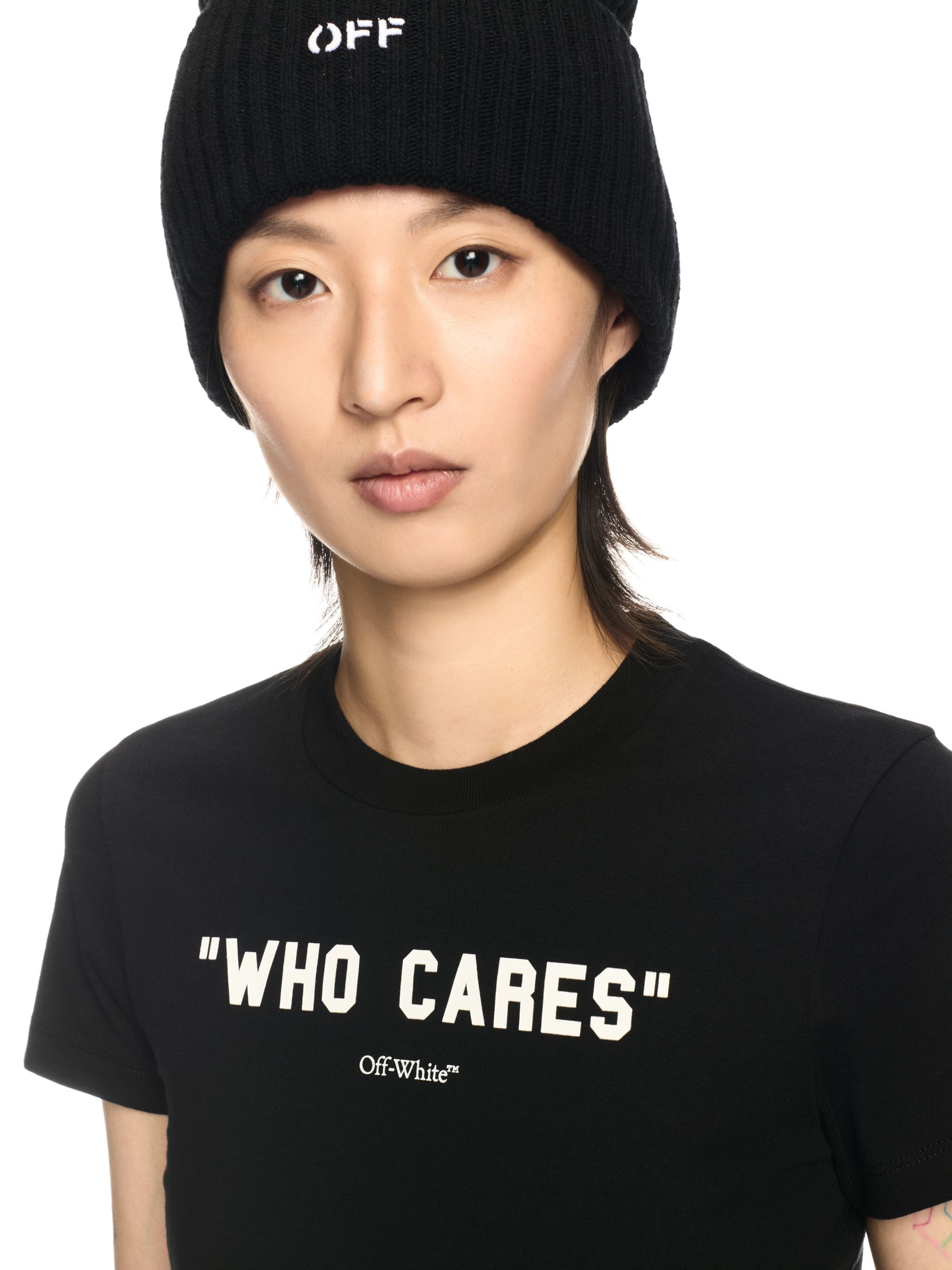 OFF WHITE Who Cares 90S Fit BLACK OWAA133S25JER001