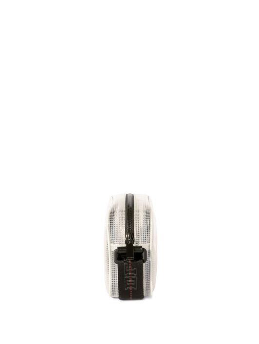 OFF WHITE Transparent/ Schwarze Ripstop Heritage Kameratasche WEISS OMNQ09AS25FAB001
