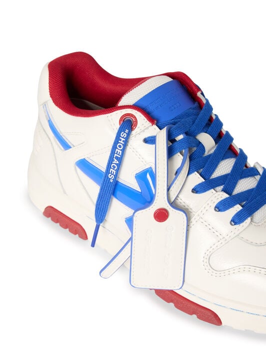 Out Of Office Bubble Arrow Sneakers OFF WHITE Out Of Office Bubble Arrow Sneakers WHITE - COBALT BLUE OMIA189S26LEA009