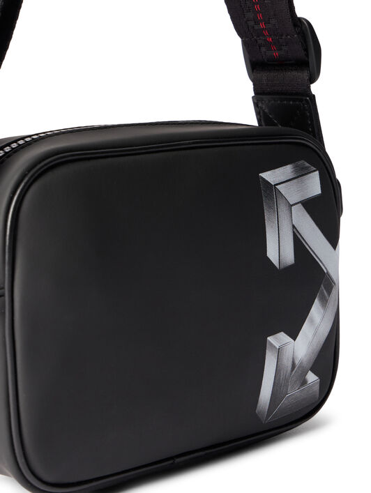 OFF WHITE Heritage Camera Bag BLACK - SILVER OMNQ099F25FAB005