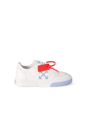 OFF WHITE Vulc Low Sneakers WHITE - LIGHT BLUE OWIA288F25LEA001