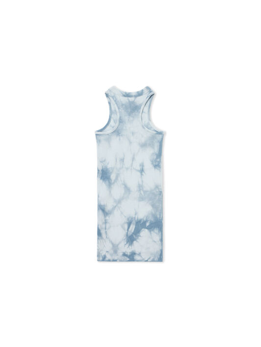 OFF WHITE Off Stamp Tie Dye Rib Dress DUSTY BLUE 44GDH008S26J001