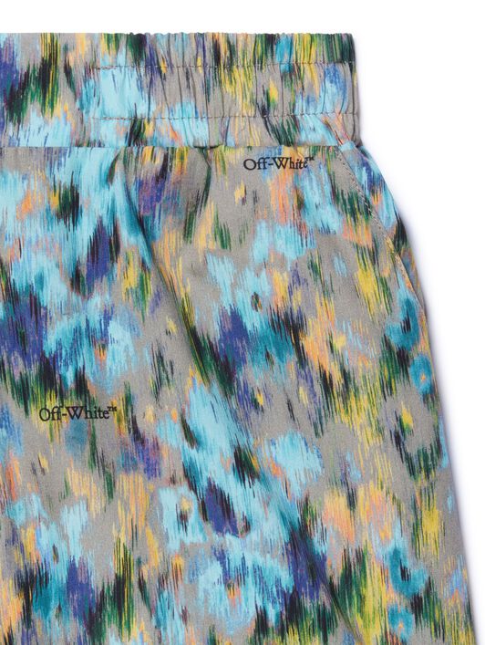 OFF WHITE Watercolor Shorts BLUE OBCB00CS25FAB001
