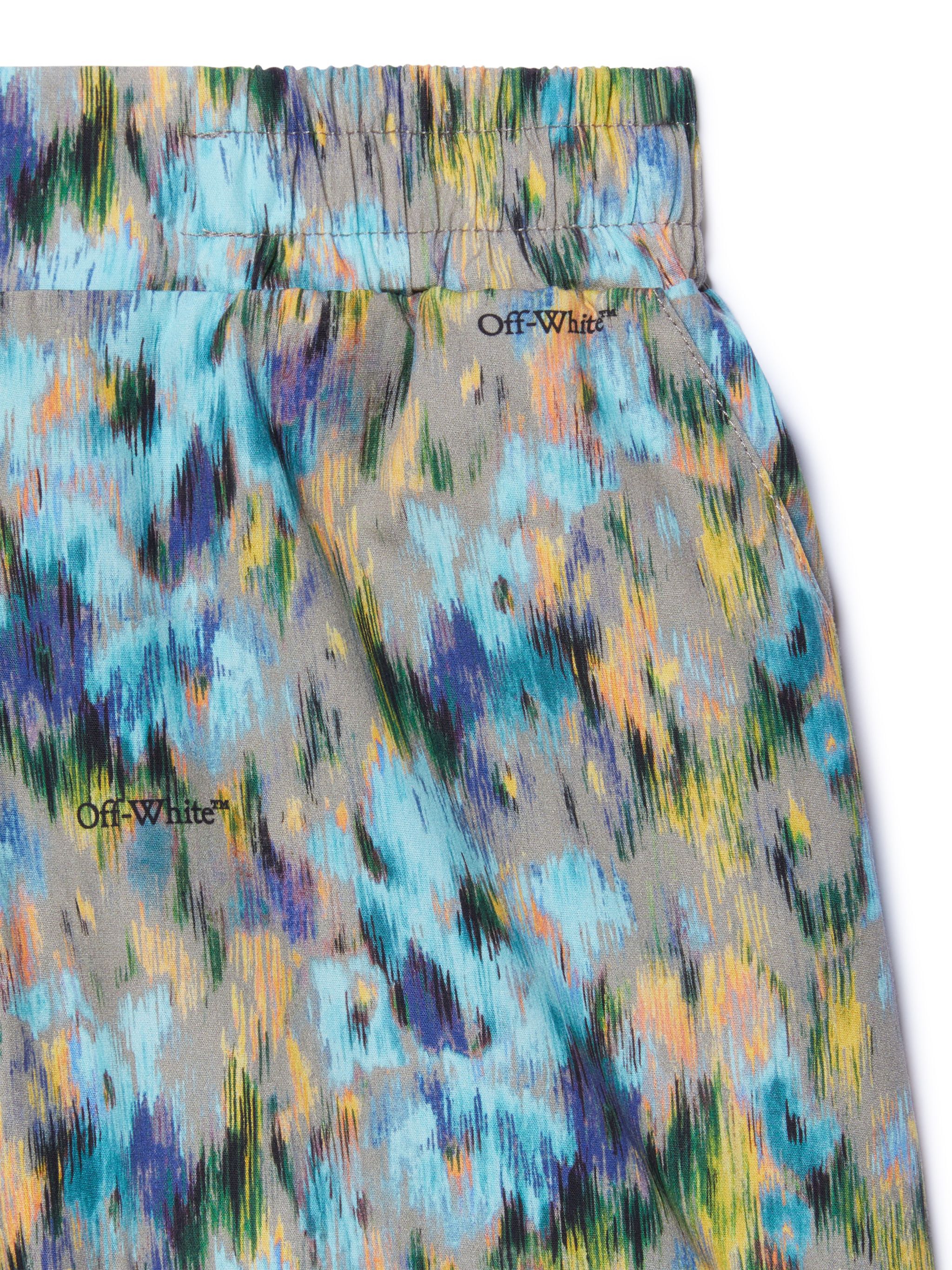 OFF WHITE Watercolor Shorts BLUE OBCB00CS25FAB001