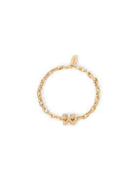 OFF WHITE Arrow Diamond Chain Bracelet GOLDMETAL C06552