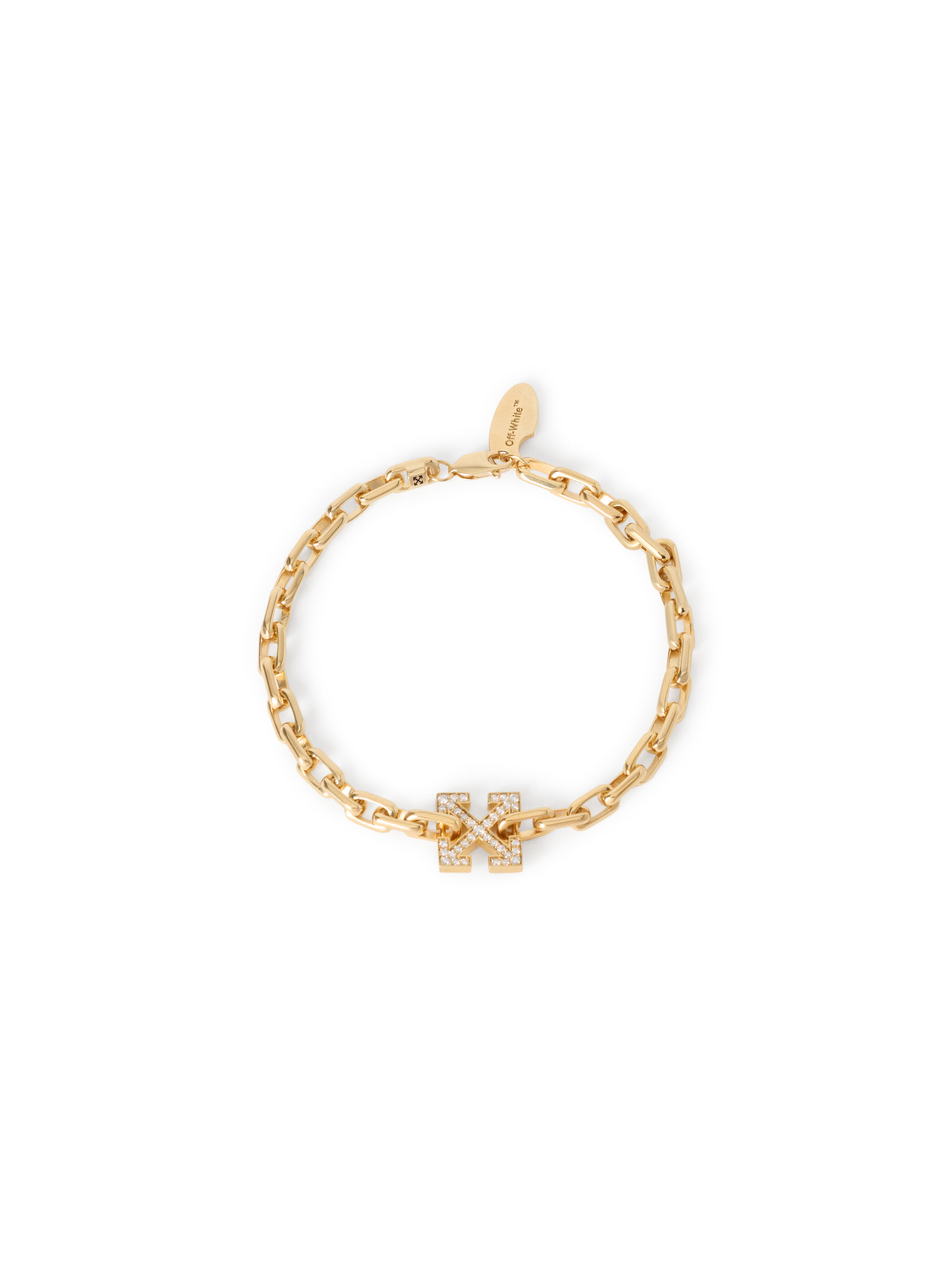 Arrow Diamond Chain Bracelet OFF WHITE Arrow Diamond Chain Bracelet GOLDMETAL C06552