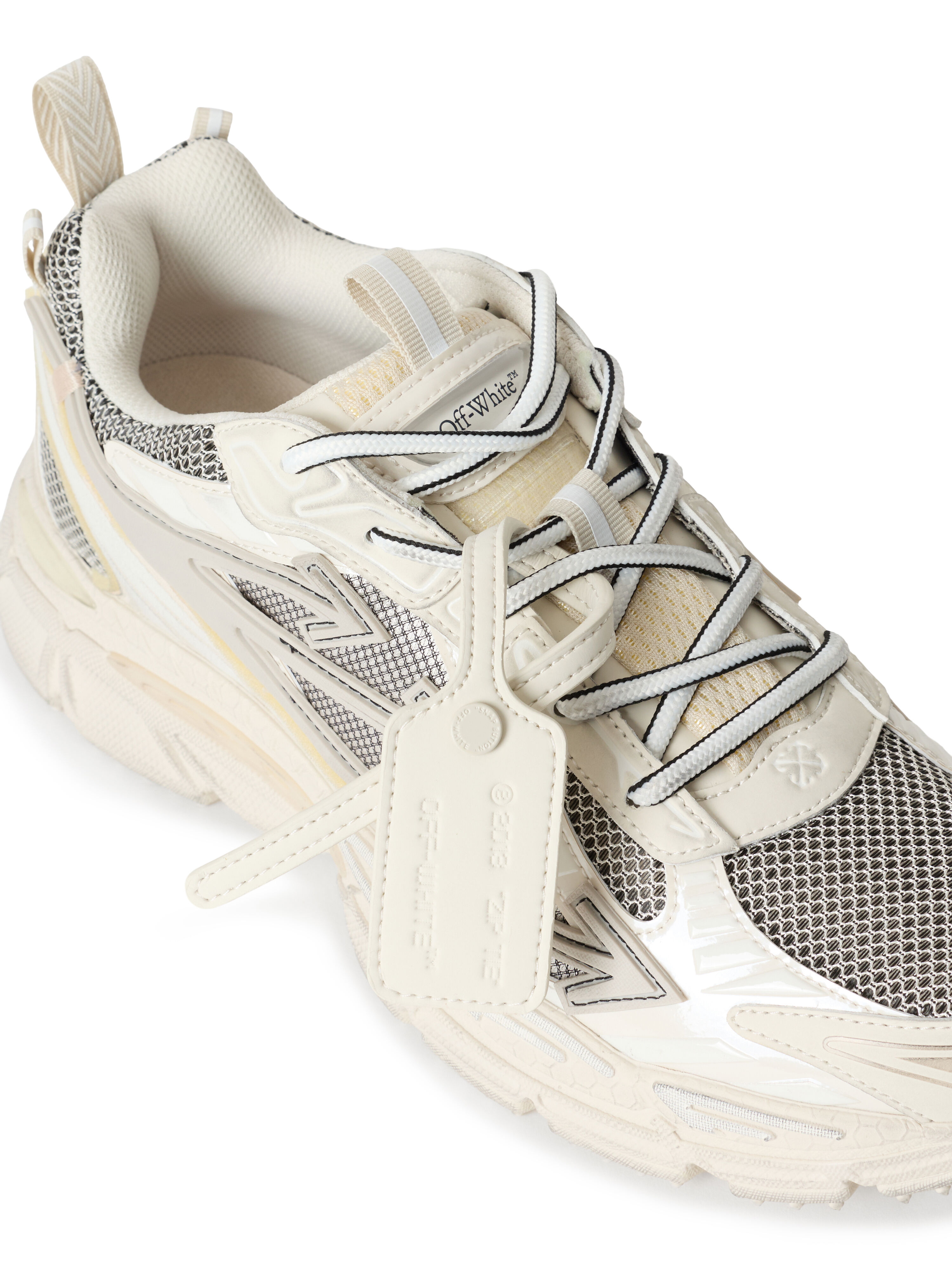 OFF WHITE Be Right Back Worn Out Sneakers BEIGE/GREY OF05753267