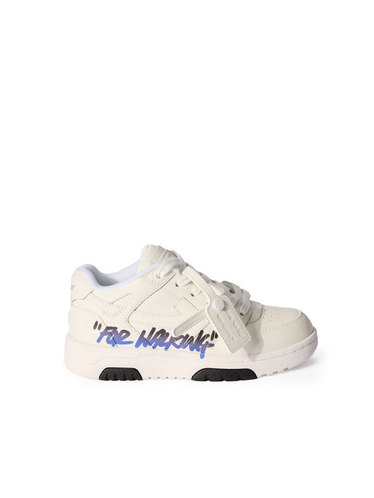 OFF WHITE Out Of Office For Walking Sneakers WHITE - DARK BLUE OBIA011F25LEA002