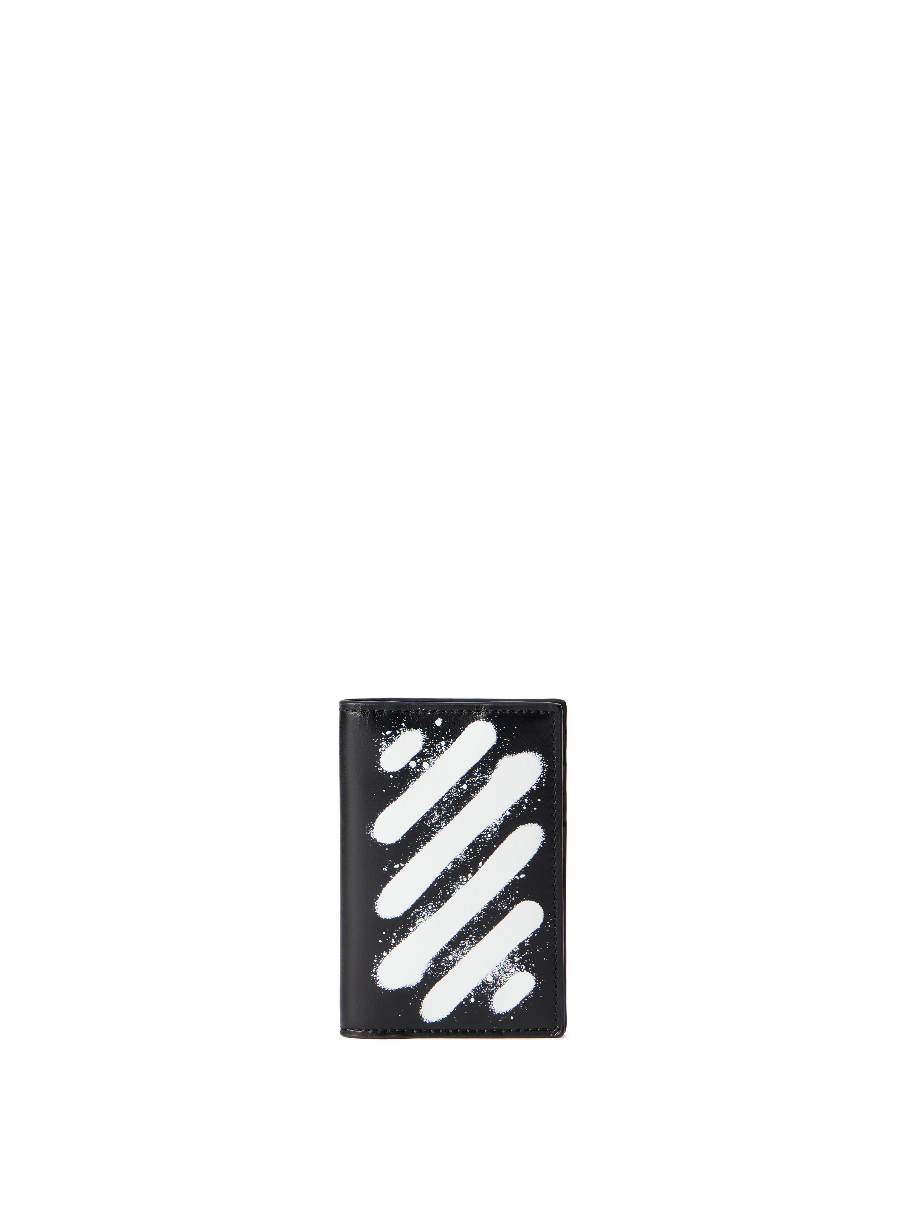 OFF WHITE Diag Spray Doc Holder BLACK - WHITE OMND09PF25LEA001