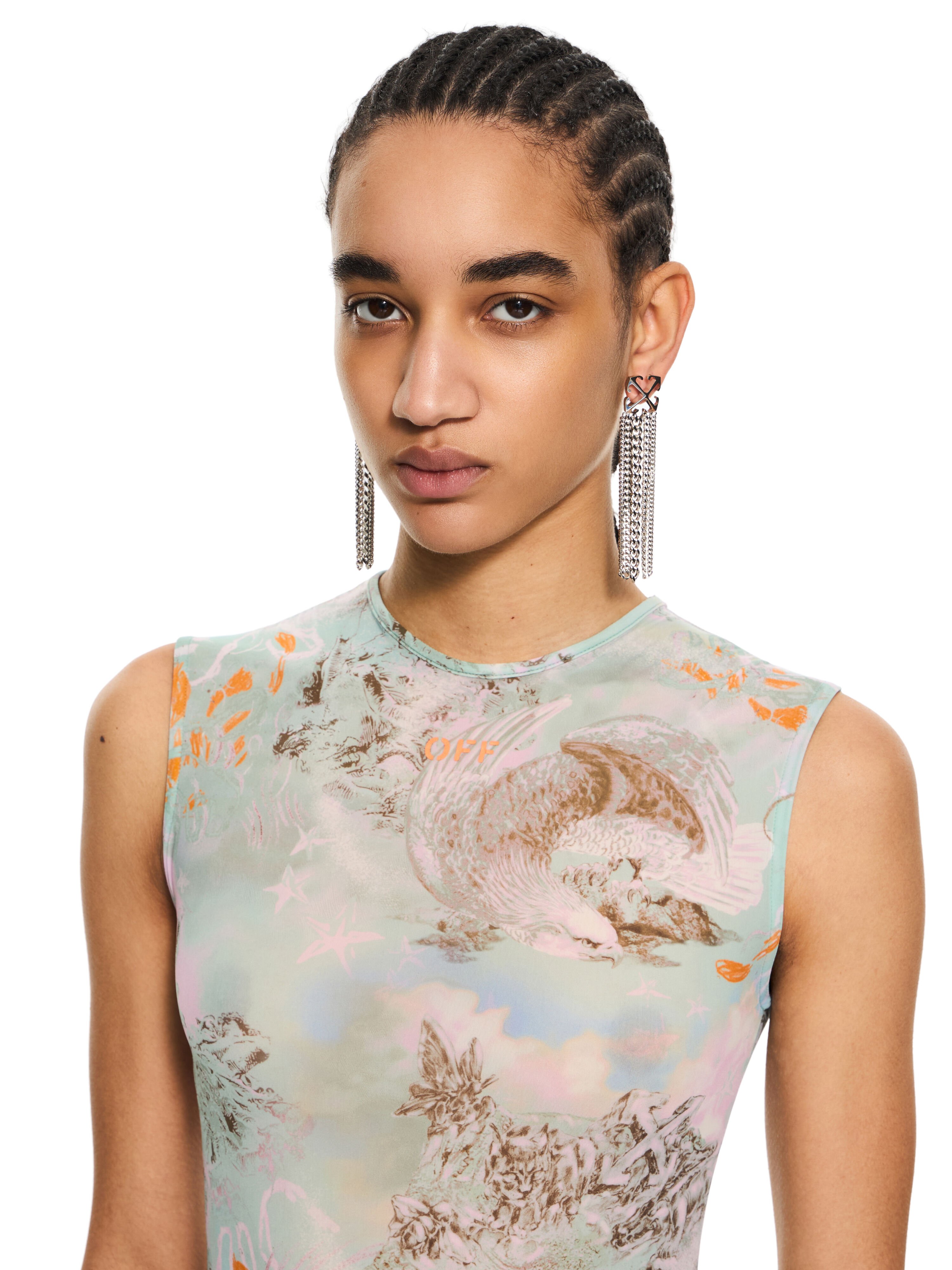 Light Jersey Storytelling Sleeveless Dress OFF WHITE Light Jersey Storytelling Sleeveless Dress Storytelling-Persimmon Orange 2DB57GS26JER001