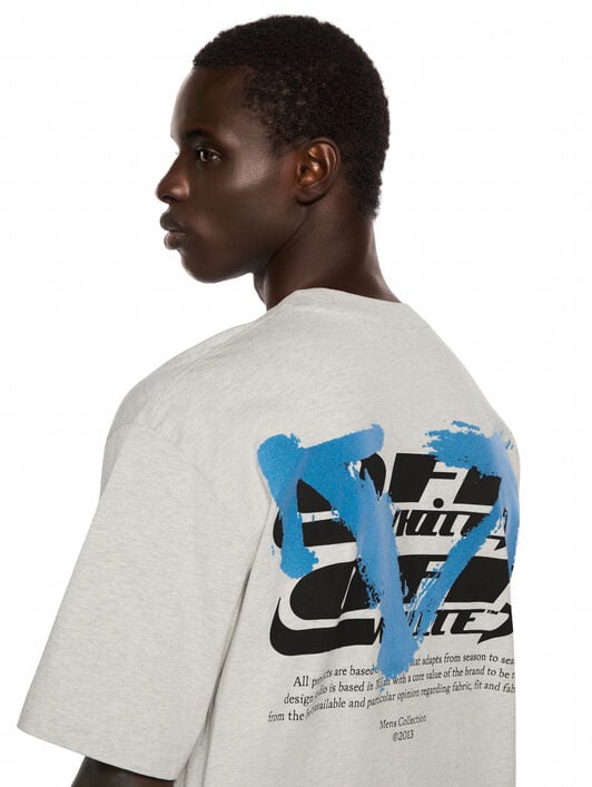 Half Arrow Skate Short Sleeve T-Shirt OFF WHITE Half Arrow Skate Short Sleeve T-Shirt GREY MELANGE 44MAA120F26J007