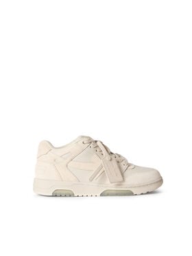 OFF WHITE Out Of Office Sneakers ECRU - IVORY GREY OMIA189S26LEA004