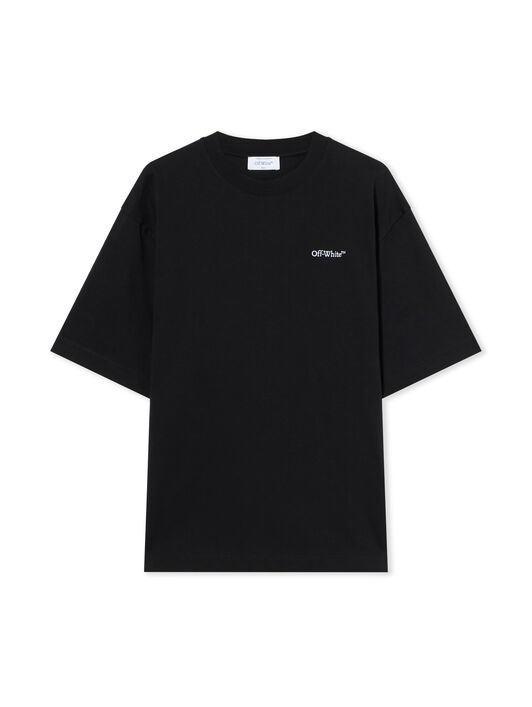 OFF WHITE Landscape Arrow Skate Logo Tee BLACK - WHITE OMAA120F25JER005