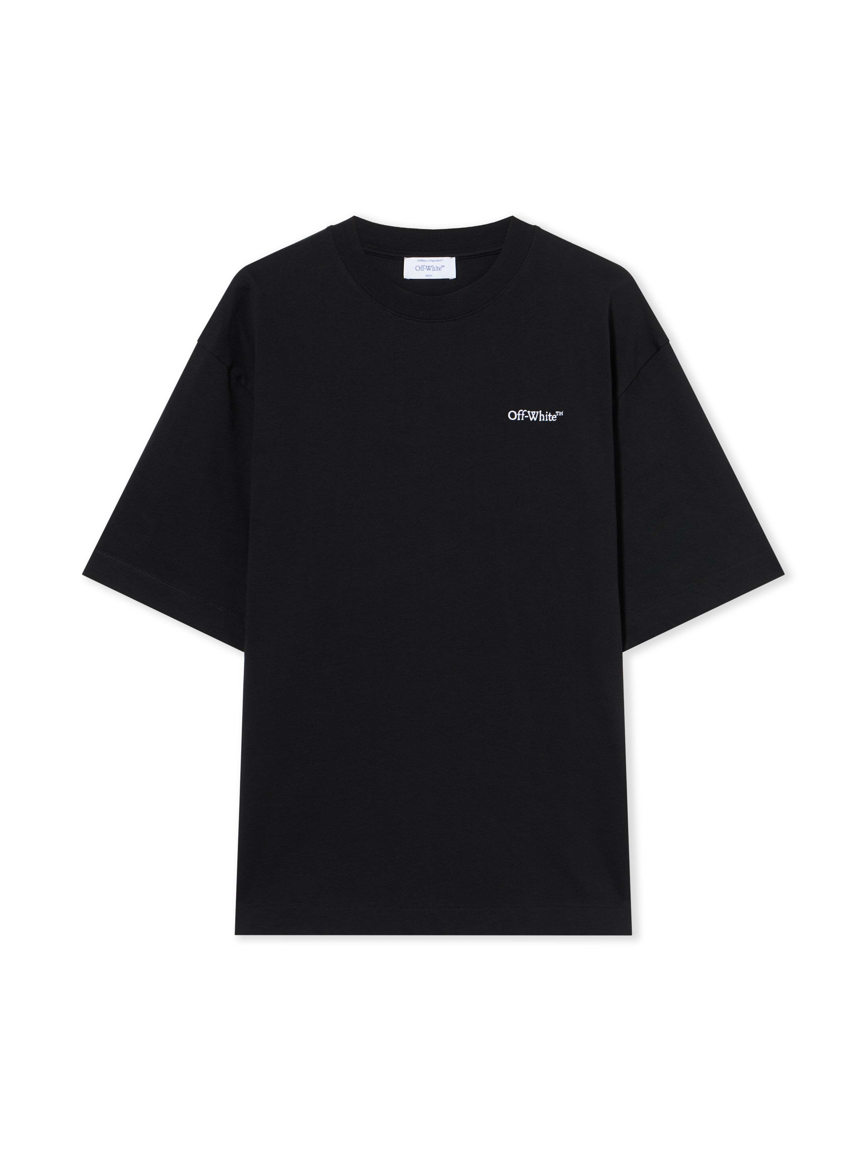 OFF WHITE Landscape Arrow Skate Logo Tee BLACK - WHITE OMAA120F25JER005