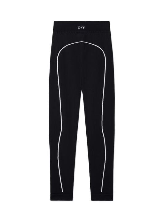 Off Stamp Seamless Leggings OFF WHITE Off Stamp Seamless Leggings BLACK OWVV015C99KNI001