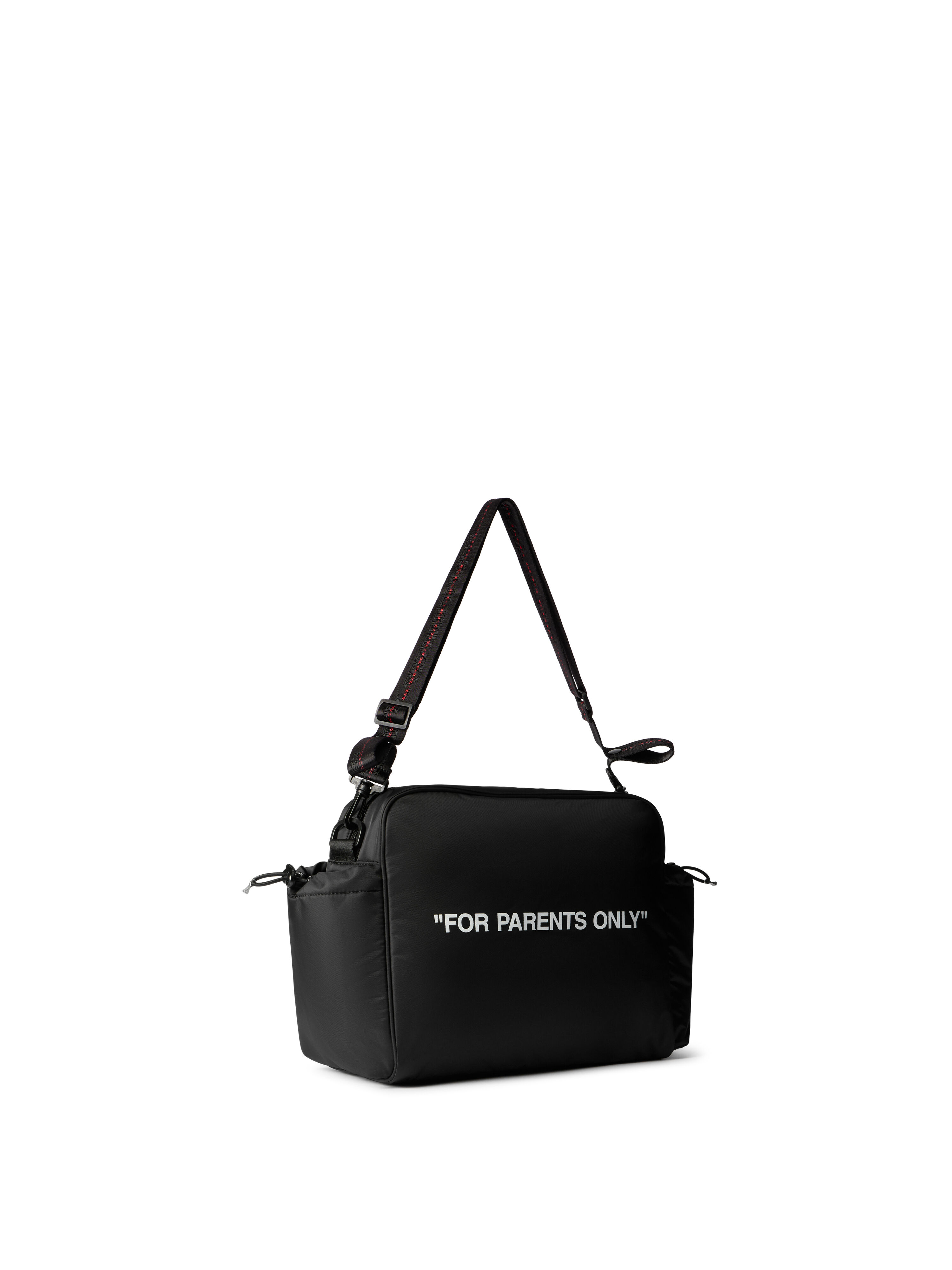 OFF WHITE For Parents Only Diaper Bag BLACK - WHITE OBXE002F25FAB001