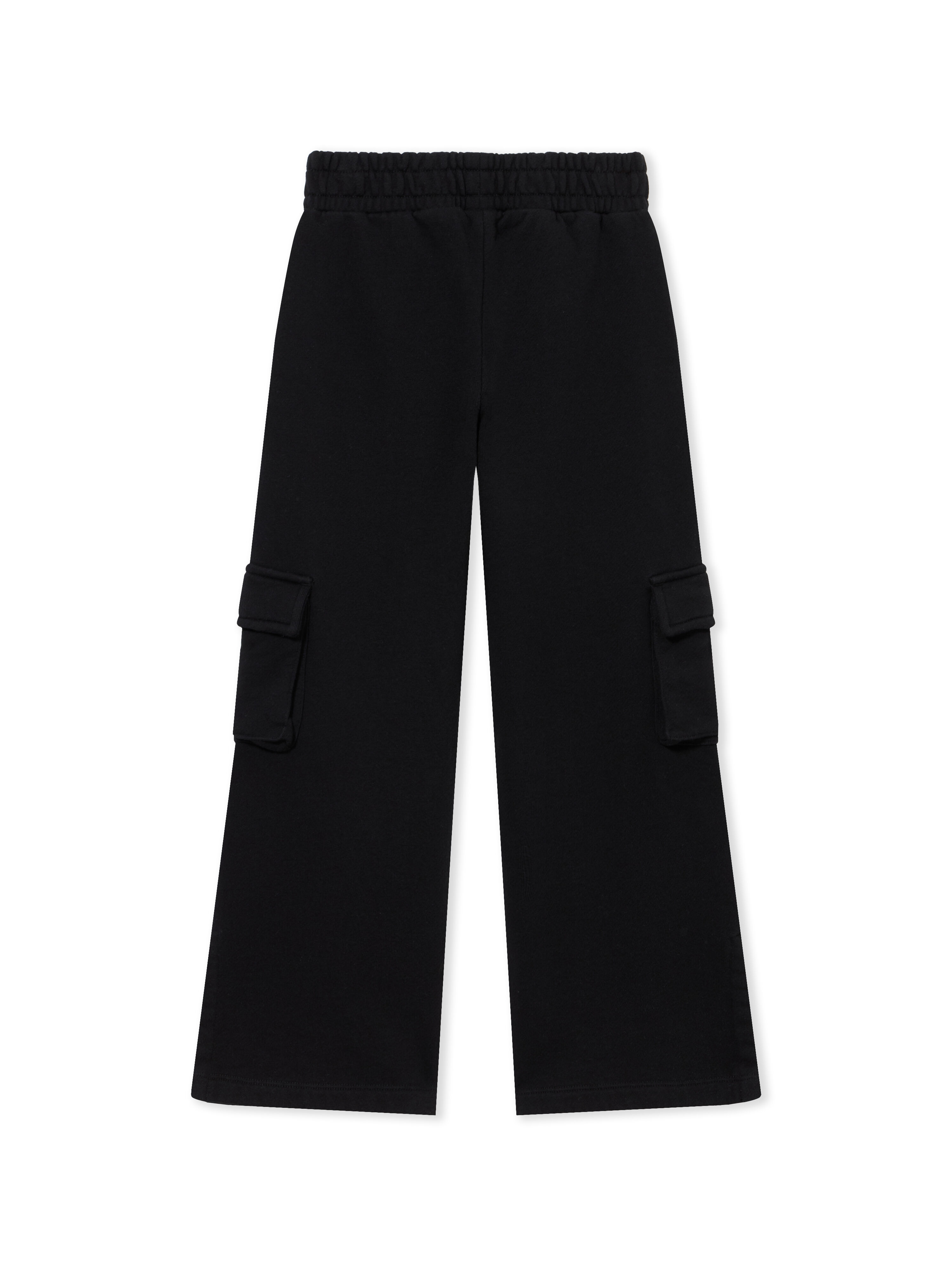 OFF WHITE Bookish Cargo Wide Sweatpant BLACK 44GCH00BS26F001