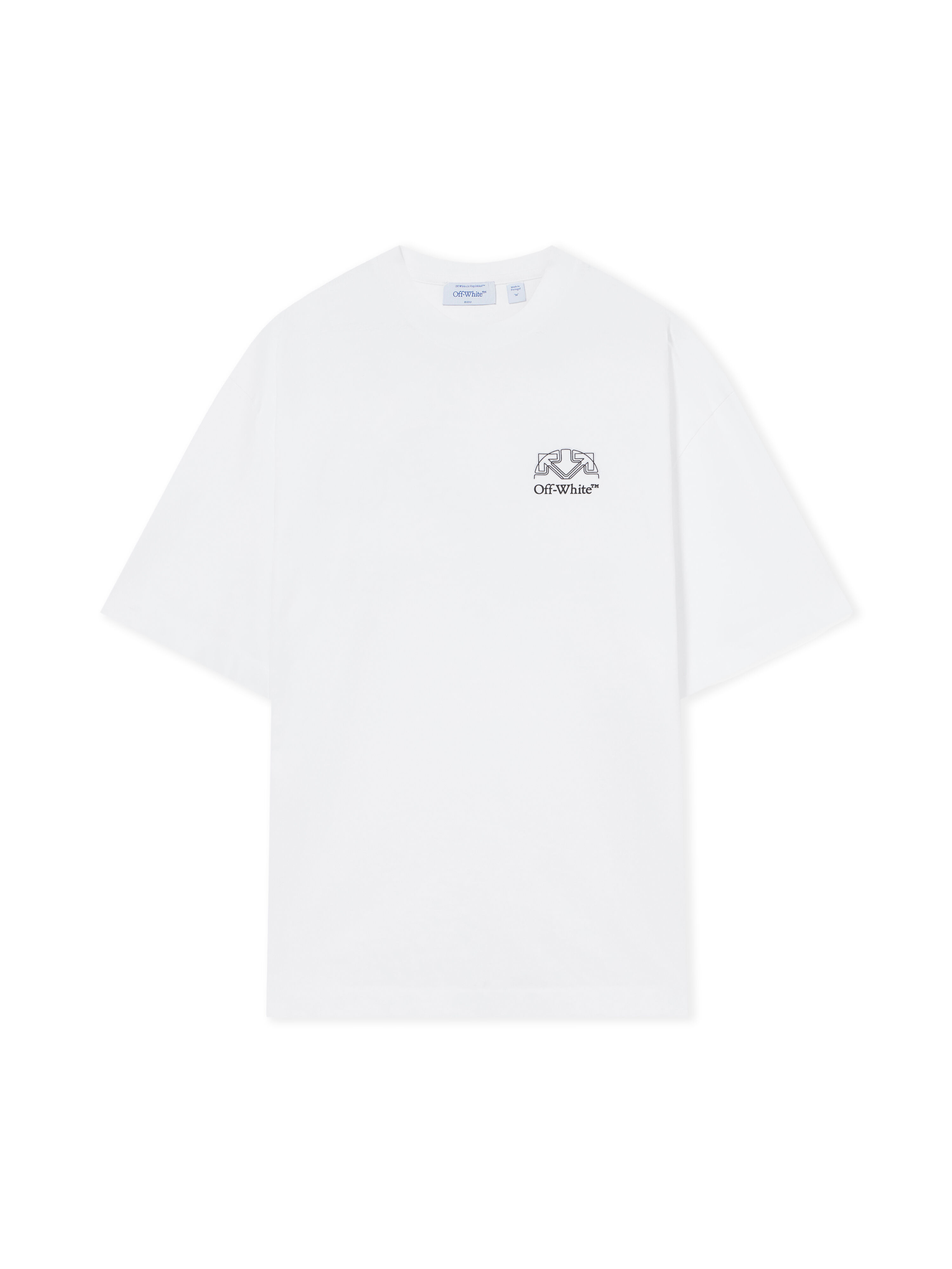 OFF WHITE Offline Half Arrow Skate T-Shirt WHITE 44MAA120F26J01E
