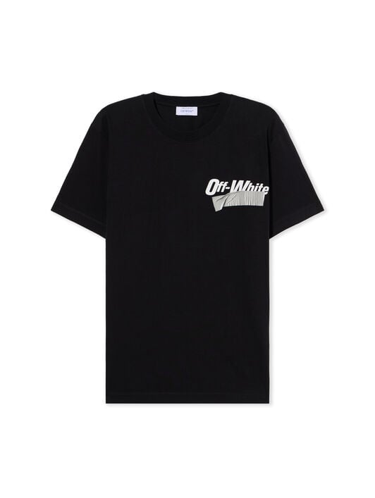 Cupid Tape Slim T-Shirt OFF WHITE Cupid Tape Slim T-Shirt BLACK OMAA027F25JER00B