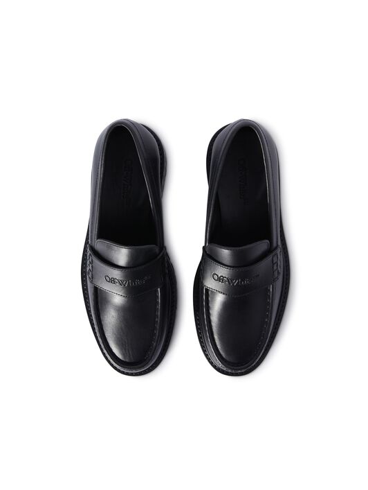 OFF WHITE Black Combat Loafer BLACK OWIG004C99LEA002