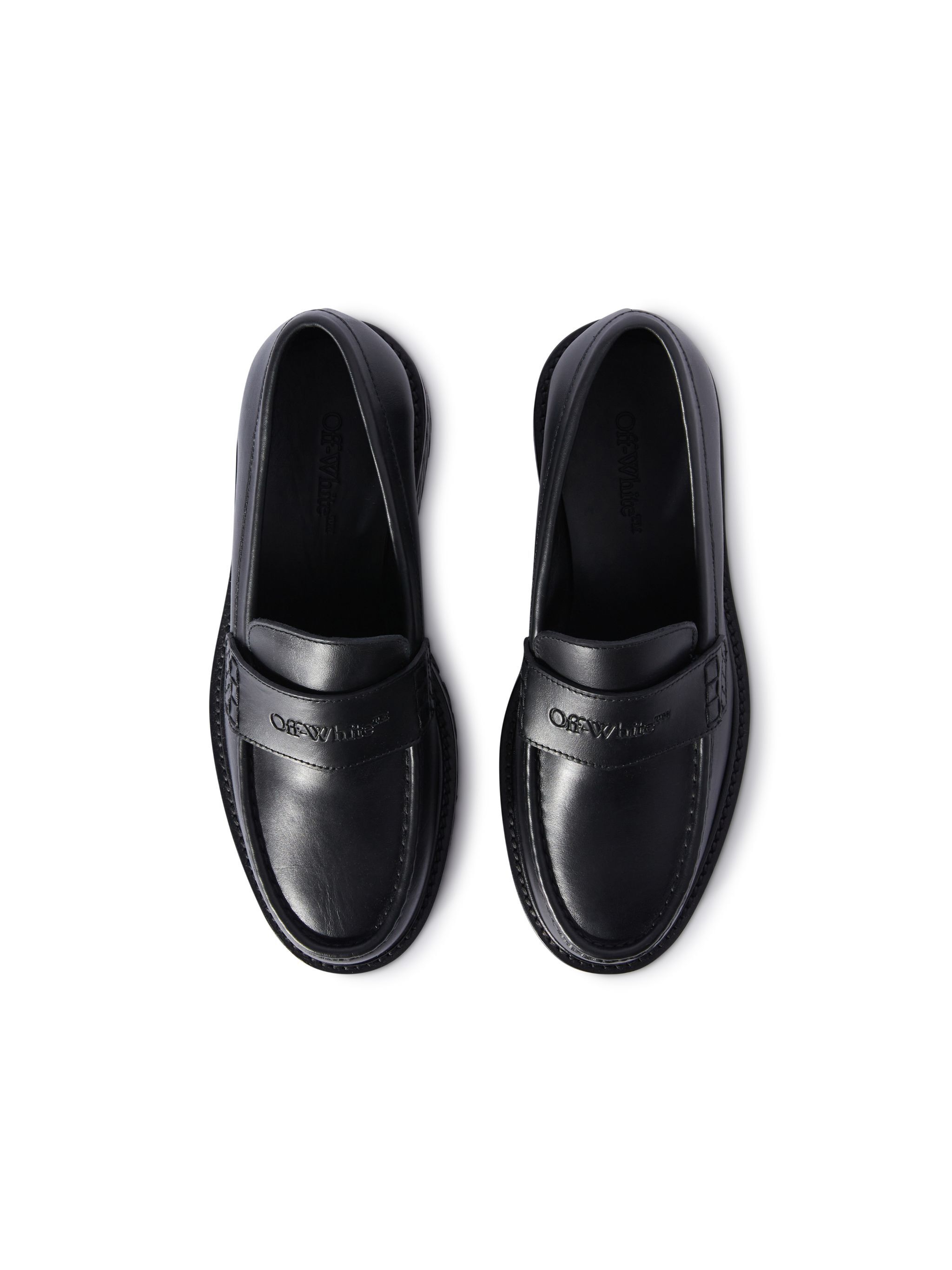 OFF WHITE Black Combat Loafer BLACK OWIG004C99LEA002