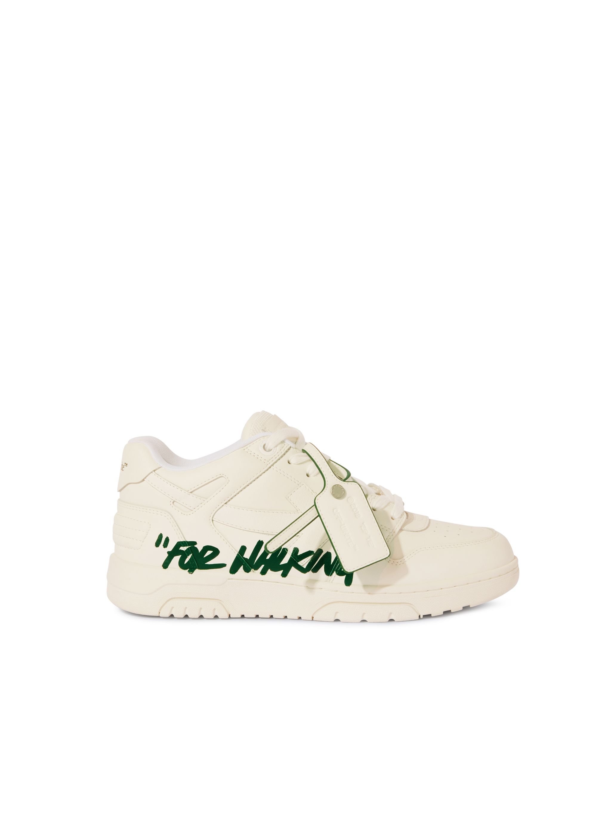 OFF WHITE White/Jet Green Out Of Office "For Walking" WHITE OMIA189S25LEA005