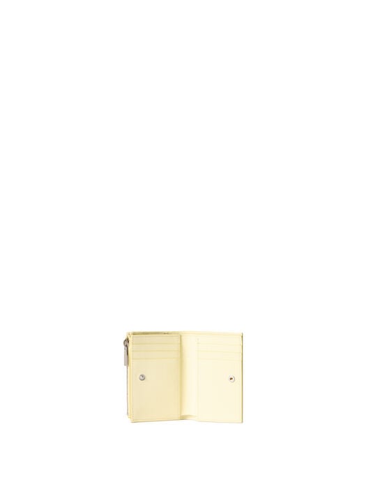 Jitney Quote Zip Bifold Wallet OFF WHITE Jitney Quote Zip Bifold Wallet DOUBLE CREAM - DOUBLE CREAM OWNC072F25LEA002