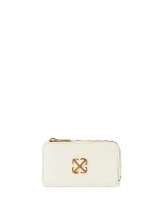 Jitney Zipped Card Case OFF WHITE Jitney Zipped Card Case WHITE OWND039C99LEA001