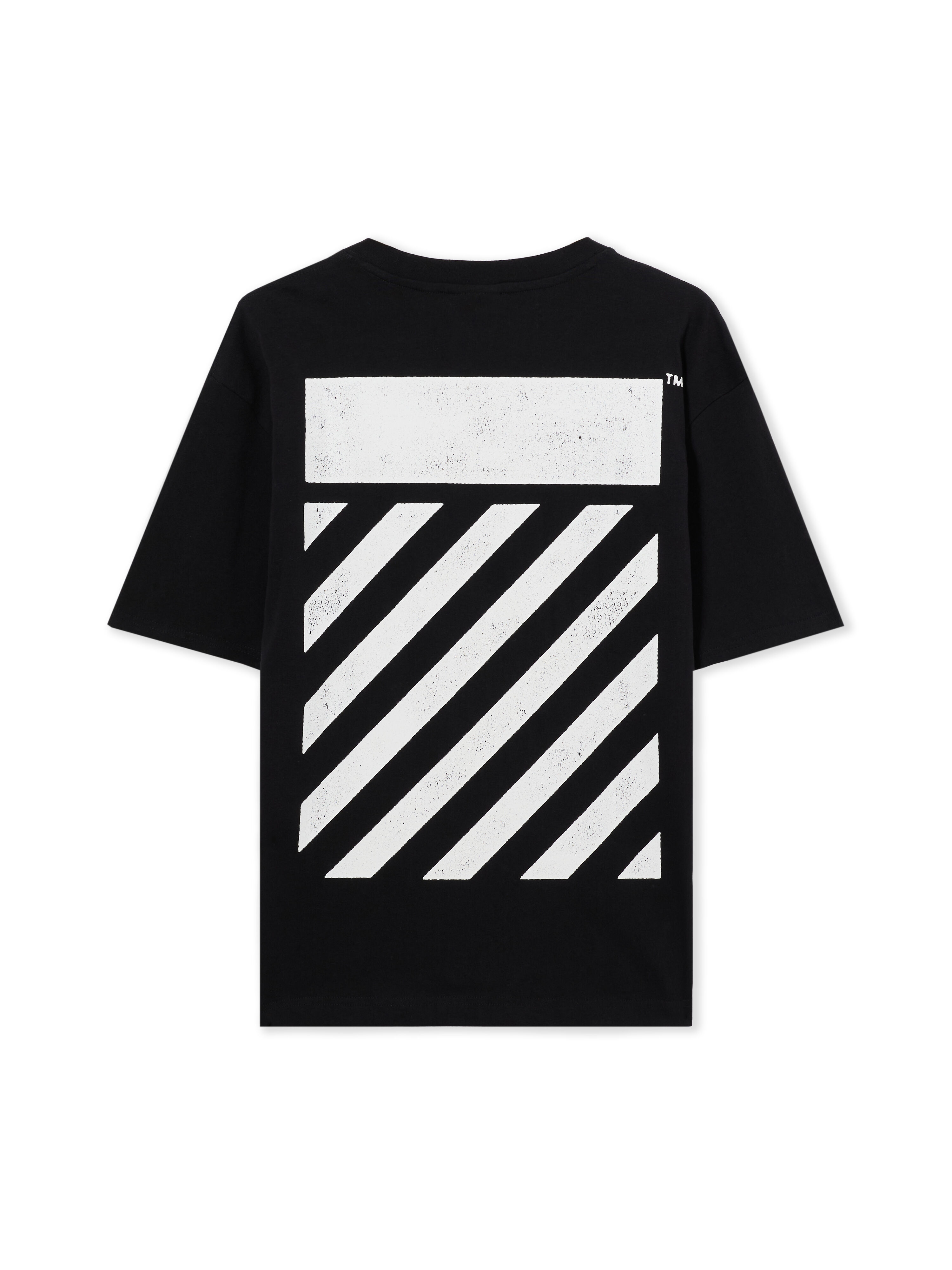 LAB L/AB Diagonal Oversized T-Shirt BLACK 44LABF26T054