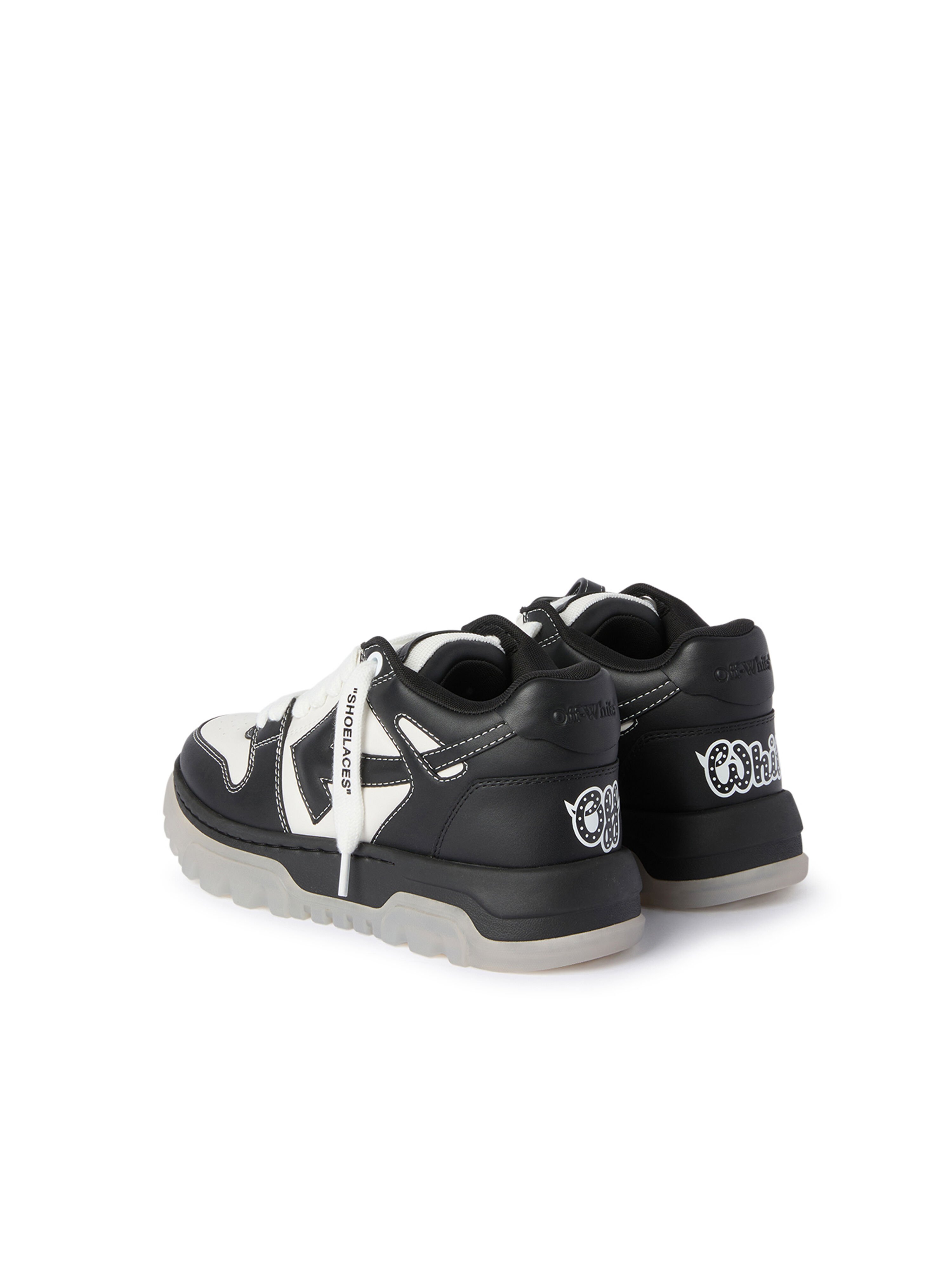 OFF WHITE Out Of Office Chunky Varsity Sneakers WHITE/BLACK OF05742001