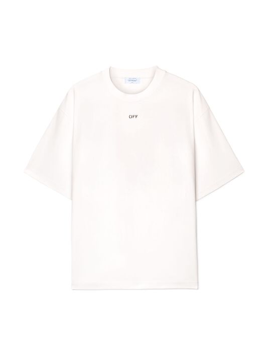 OFF WHITE Weisses Vibe T-Shirt Mit Pfeil WEISS OMAA120S25JER00F
