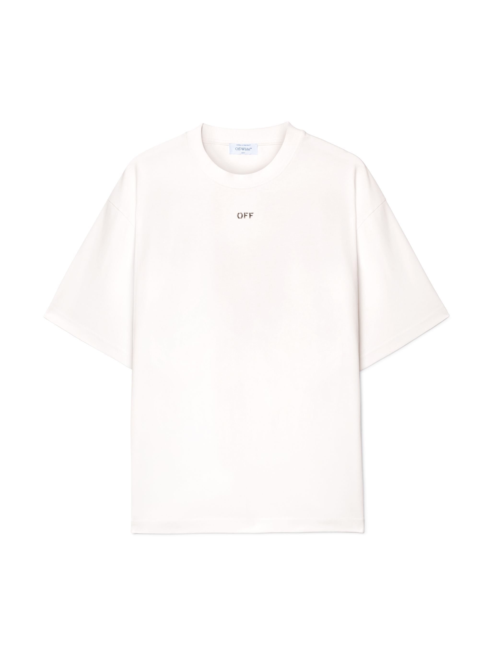 OFF WHITE Weisses Vibe T-Shirt Mit Pfeil WEISS OMAA120S25JER00F