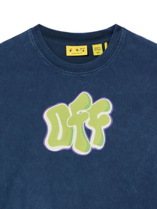 Graffiti Short Sleeve T-Shirt OFF WHITE Graffiti Short Sleeve T-Shirt BLUE NIGHTS 44BAA002F26J00C