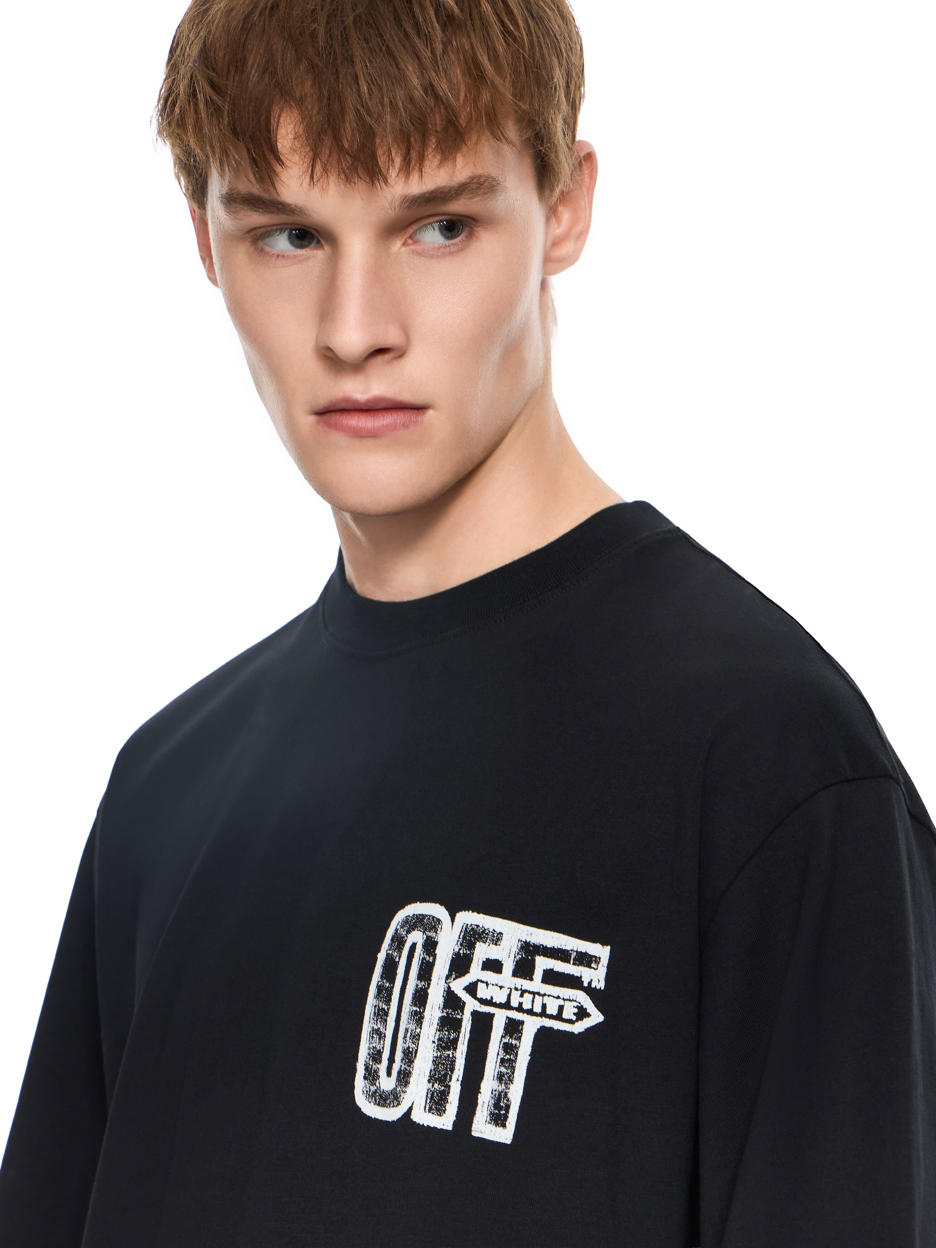 Motion Arrow Skate Short Sleeve T-Shirt OFF WHITE Motion Arrow Skate Short Sleeve T-Shirt BLACK 44MAA120F26J00Y