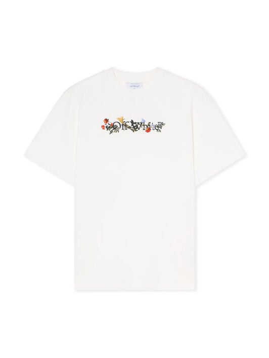 Bookish Flowers Logo Tee OFF WHITE Bookish Flowers Logo Tee WHITE - BLACK OWAA089F25JER002
