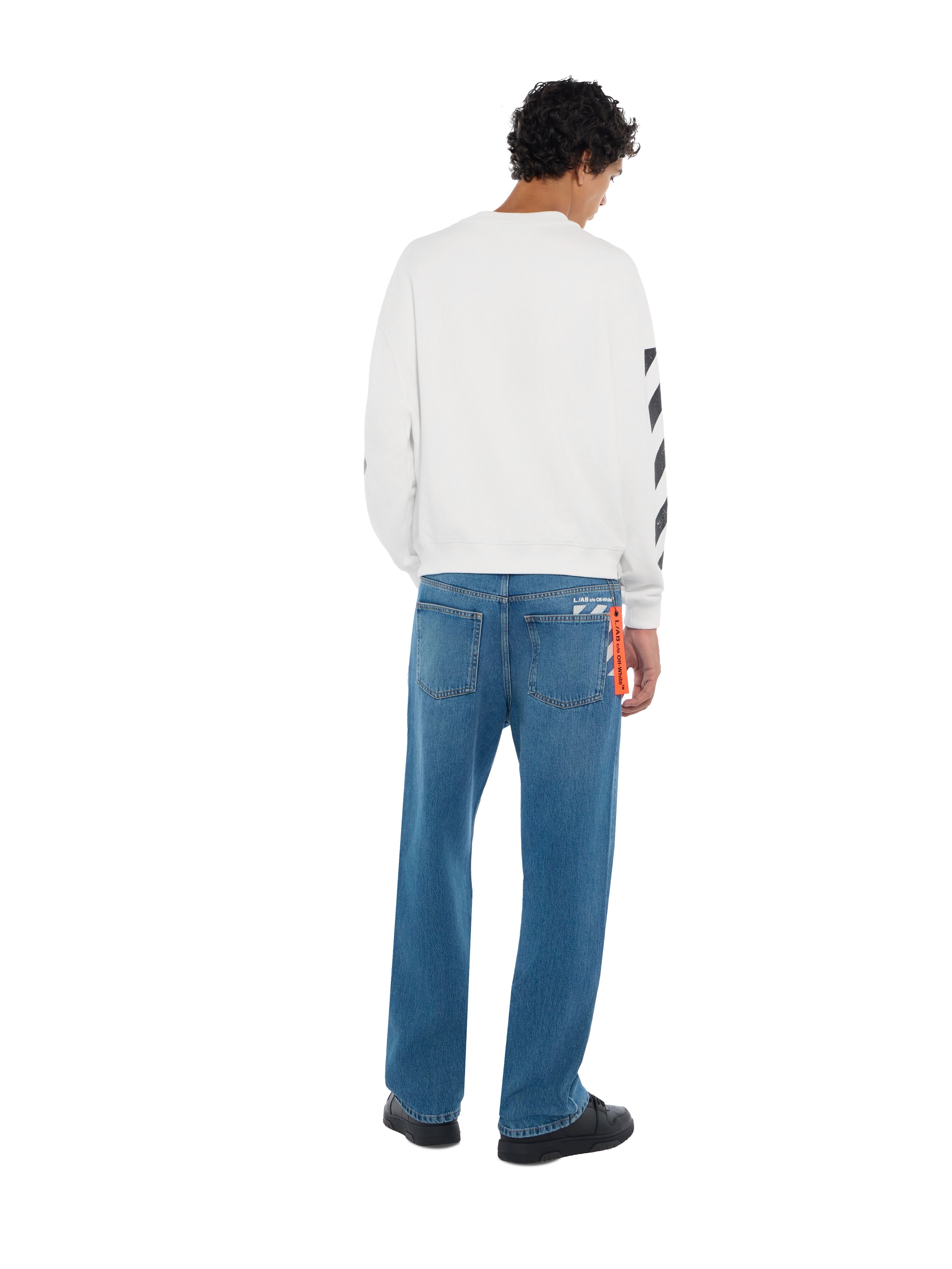 L/AB Straight Piped Jeans LAB L/AB Straight Piped Jeans STEEL INDIGO 44LABF26D108