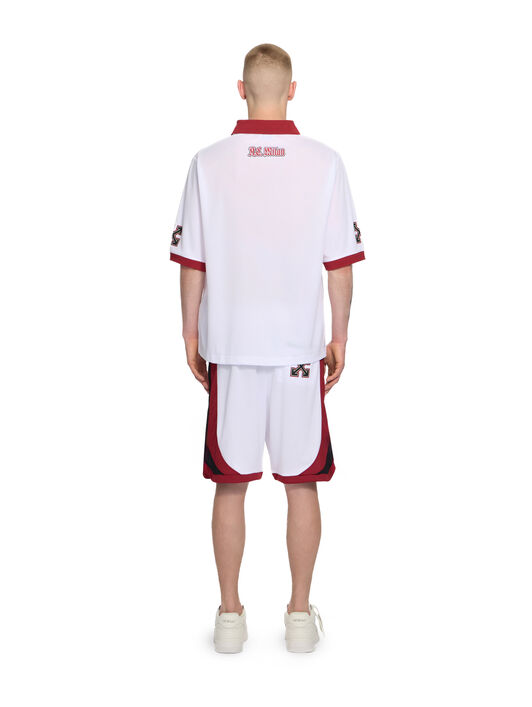 OFF WHITE Off-White™ c/o AC Milan Arrow Tech Shorts WHITE RED 44MCI01EG25F001