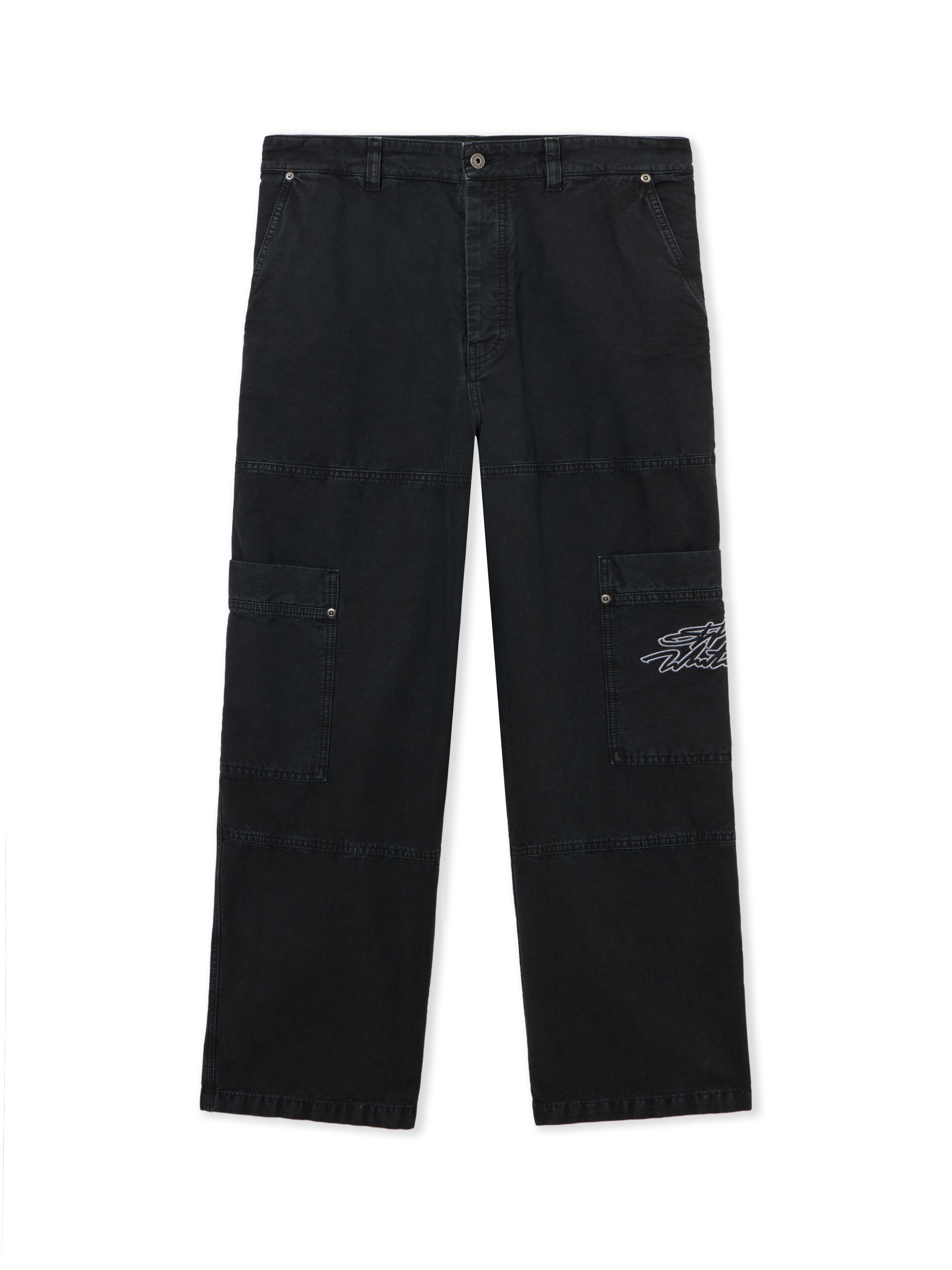 OFF WHITE Script Gd Cot Cargo Pant BLACK 44XCF04ES26F001