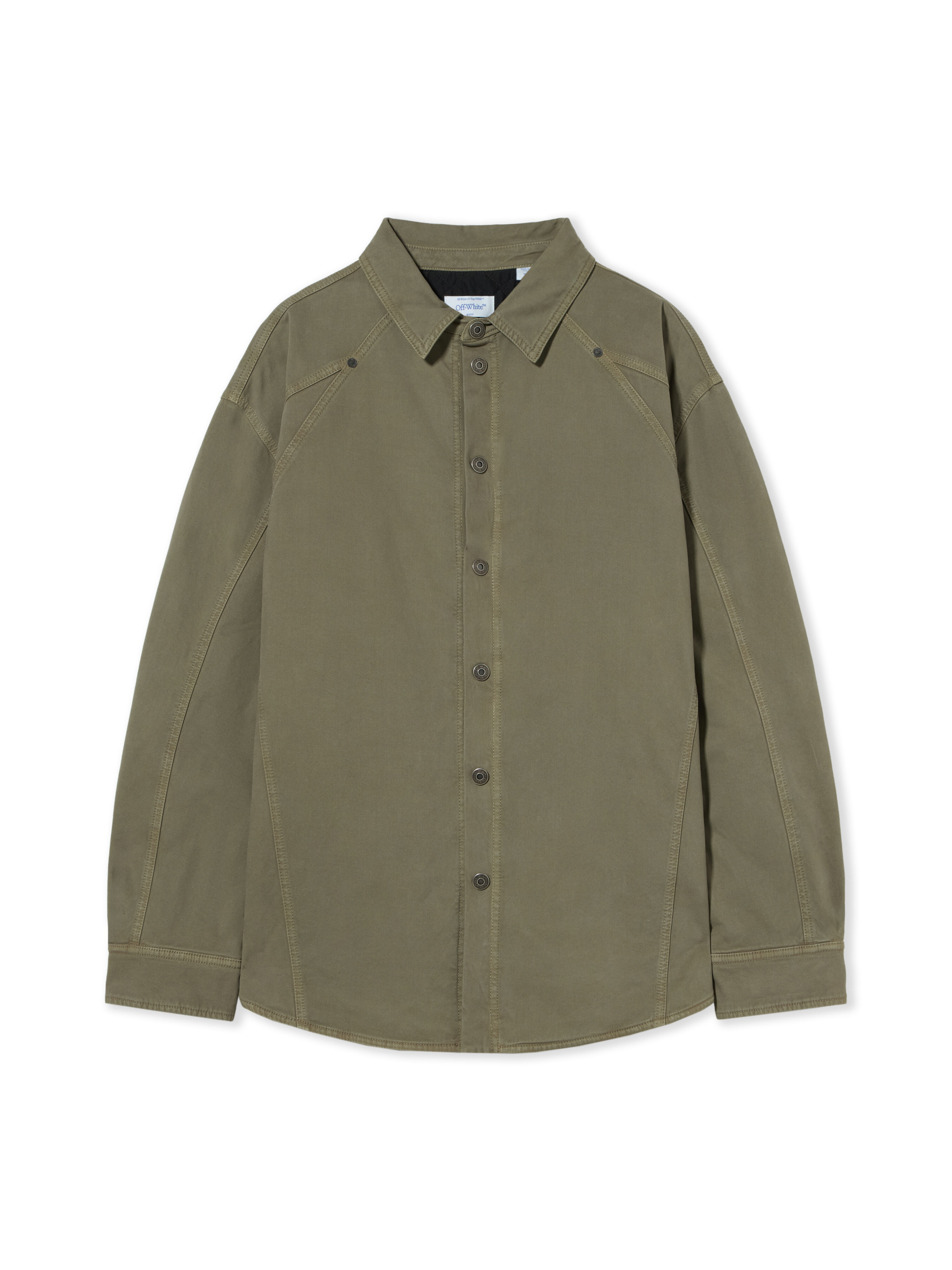 Racing Staff Sport Overshirt OFF WHITE Racing Staff Sport Overshirt DUSTY OLIVE 44MES01DF26F001