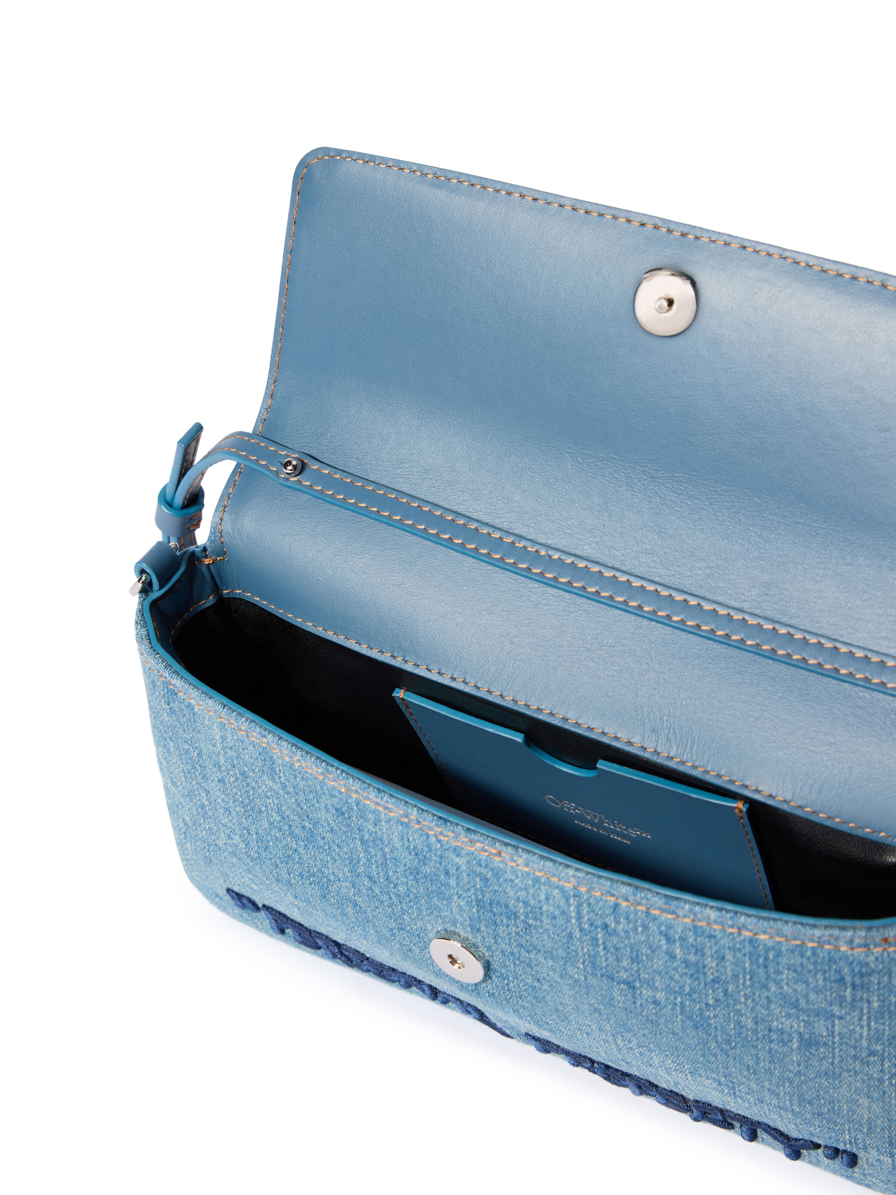 Jitney 0.7 Denim Bag in DIRTY BLUE - BLUE for Women | Off-White™