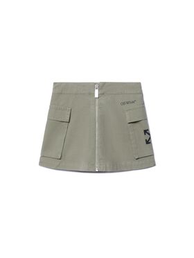 OFF WHITE Bookish Cargo-Rock GRÜN OGCC027S25FAB001