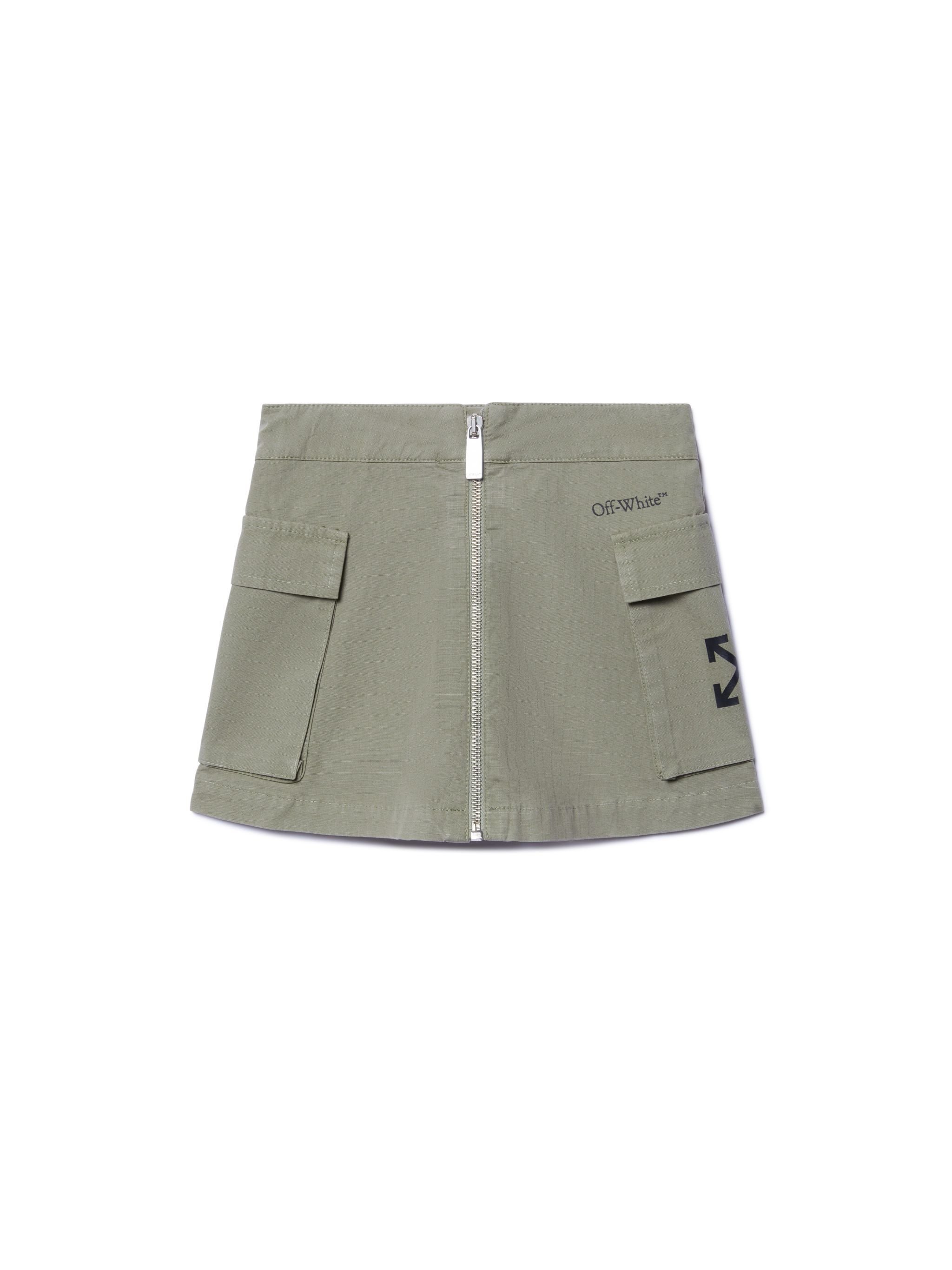 OFF WHITE Bookish Cargo-Rock GRÜN OGCC027S25FAB001