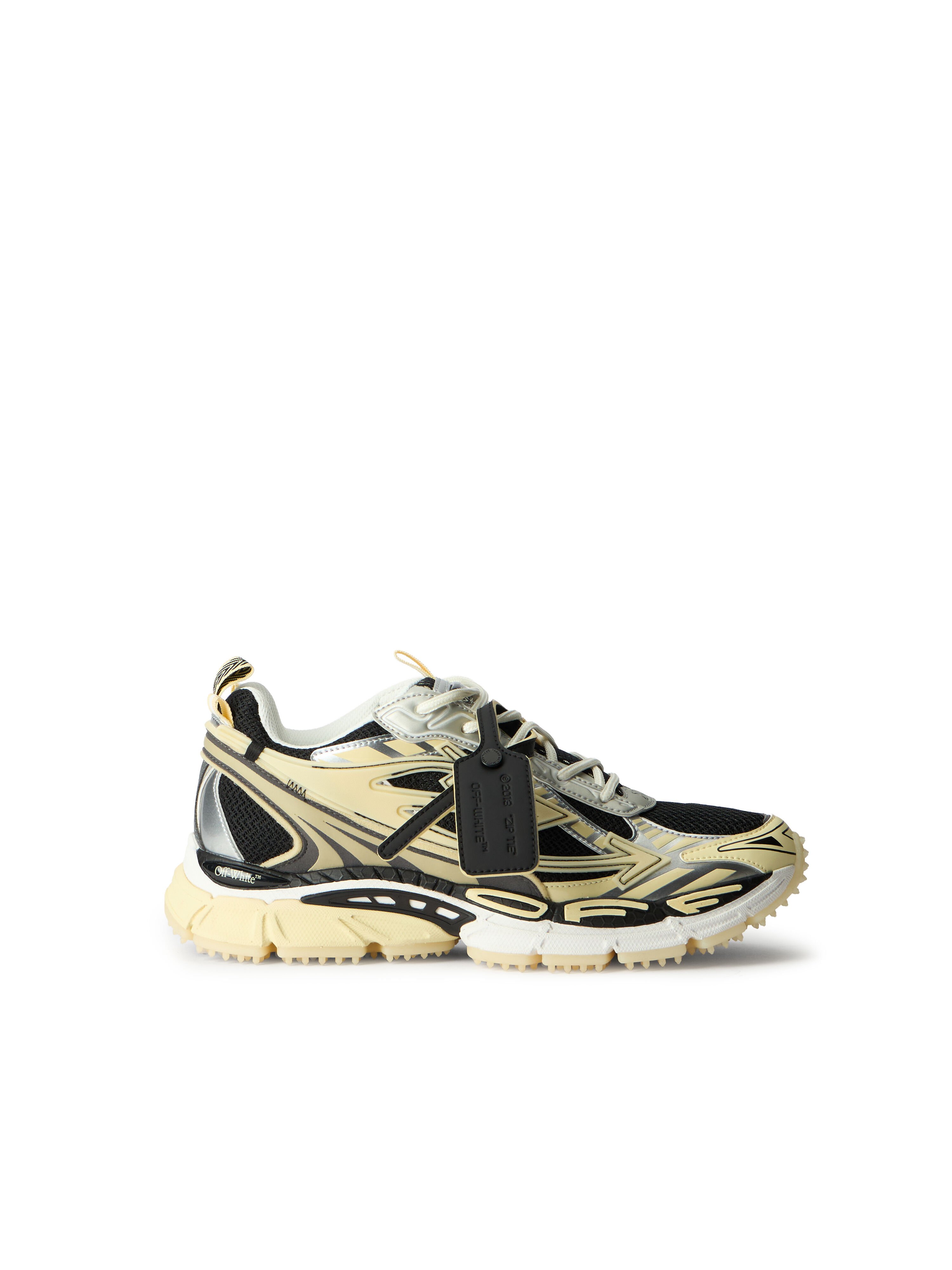 OFF WHITE Ow Be Right Back Glow Sneakers BLACK - GLOW IN THE DARK OWIA289S26FAB003