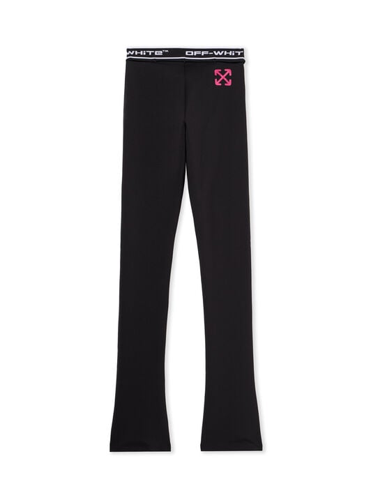Logoband Split Leggings OFF WHITE Logoband Split Leggings BLACK - FUCHSIA OWVV01DF25JER001