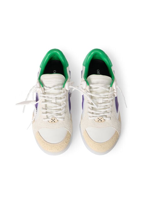 OFF WHITE New Slim Sneakers WHITE - PURPLE OMIA2ALS26FAB002