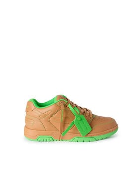 OFF WHITE Out Of Office Sneakers SADDLE BRN/GREEN OF05734210