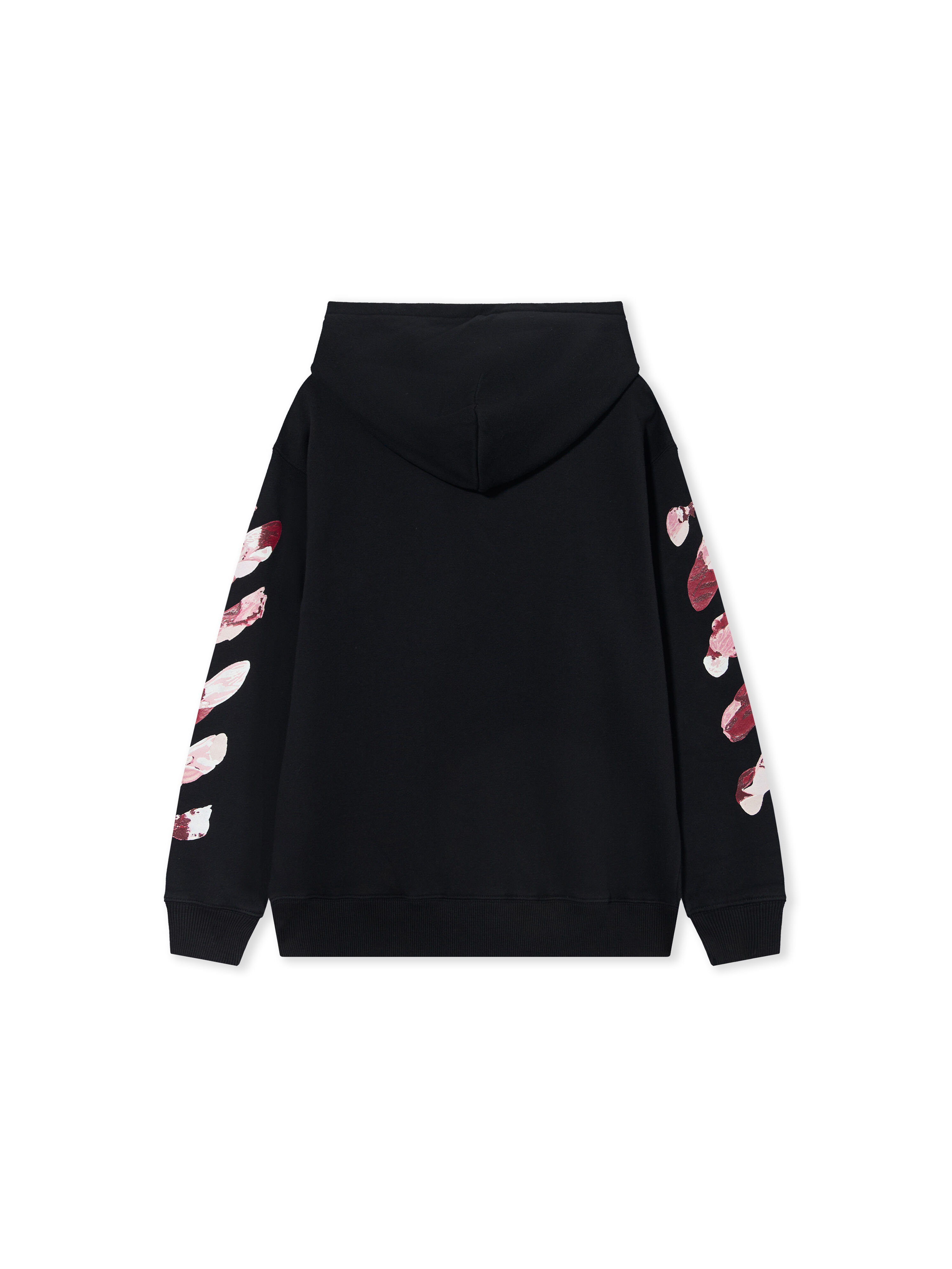 Arrow Acrylic Hoodie OFF WHITE Arrow Acrylic Hoodie BLACK 44GBB002F26F007