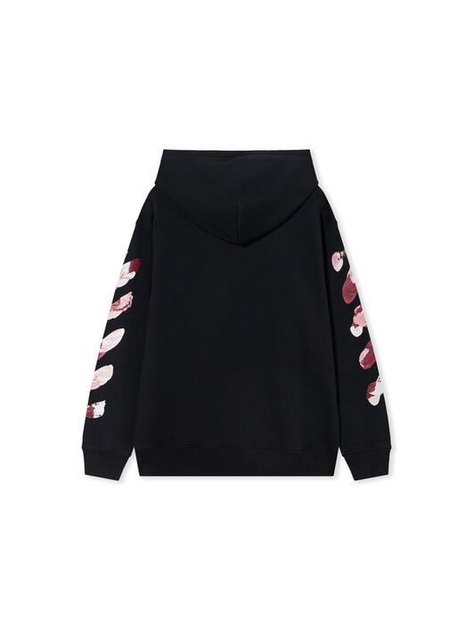 Arrow Acrylic Hoodie OFF WHITE Arrow Acrylic Hoodie BLACK 44GBB002F26F007