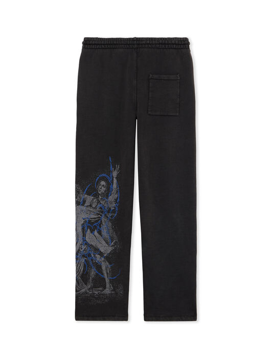 OFF WHITE Faded Painting Sweatpant VINTAGE BLACK - BLUE OMCH05AF25FLE004