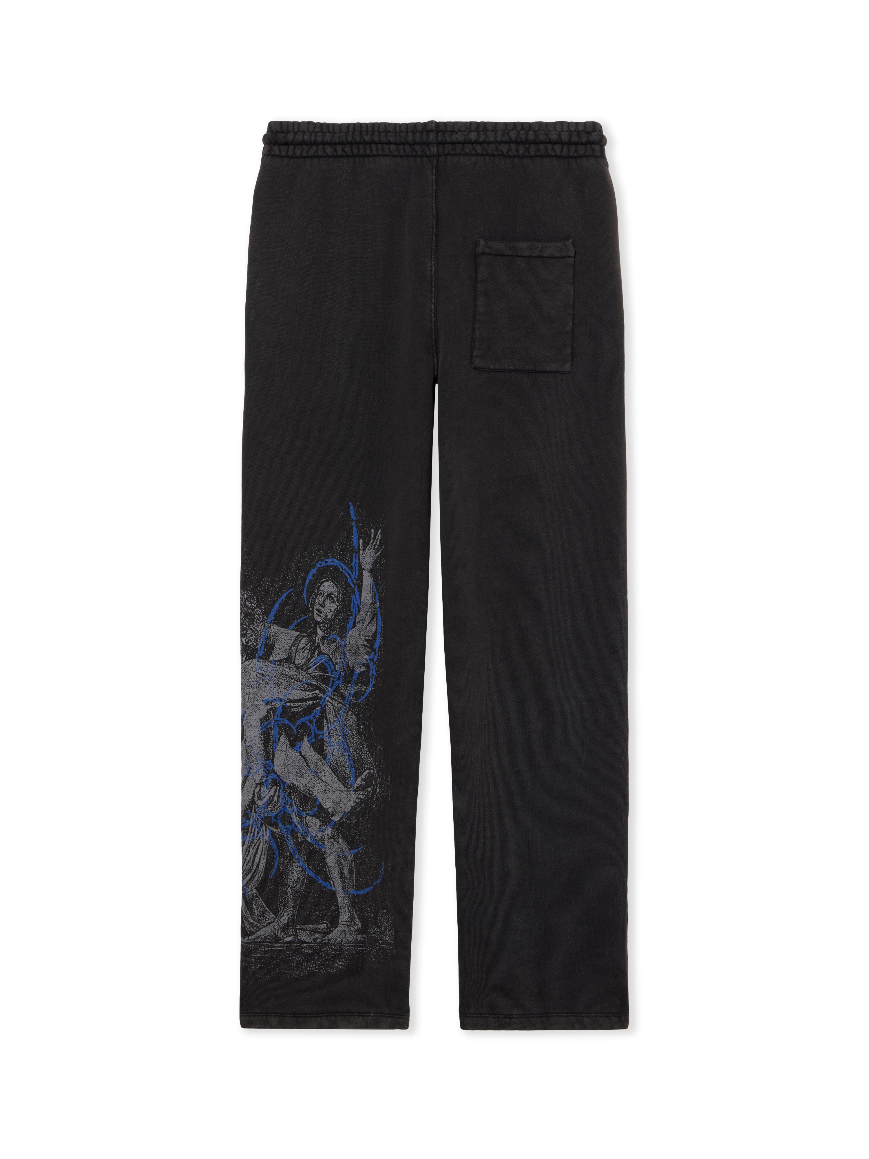 OFF WHITE Faded Painting Sweatpant VINTAGE BLACK - BLUE OMCH05AF25FLE004